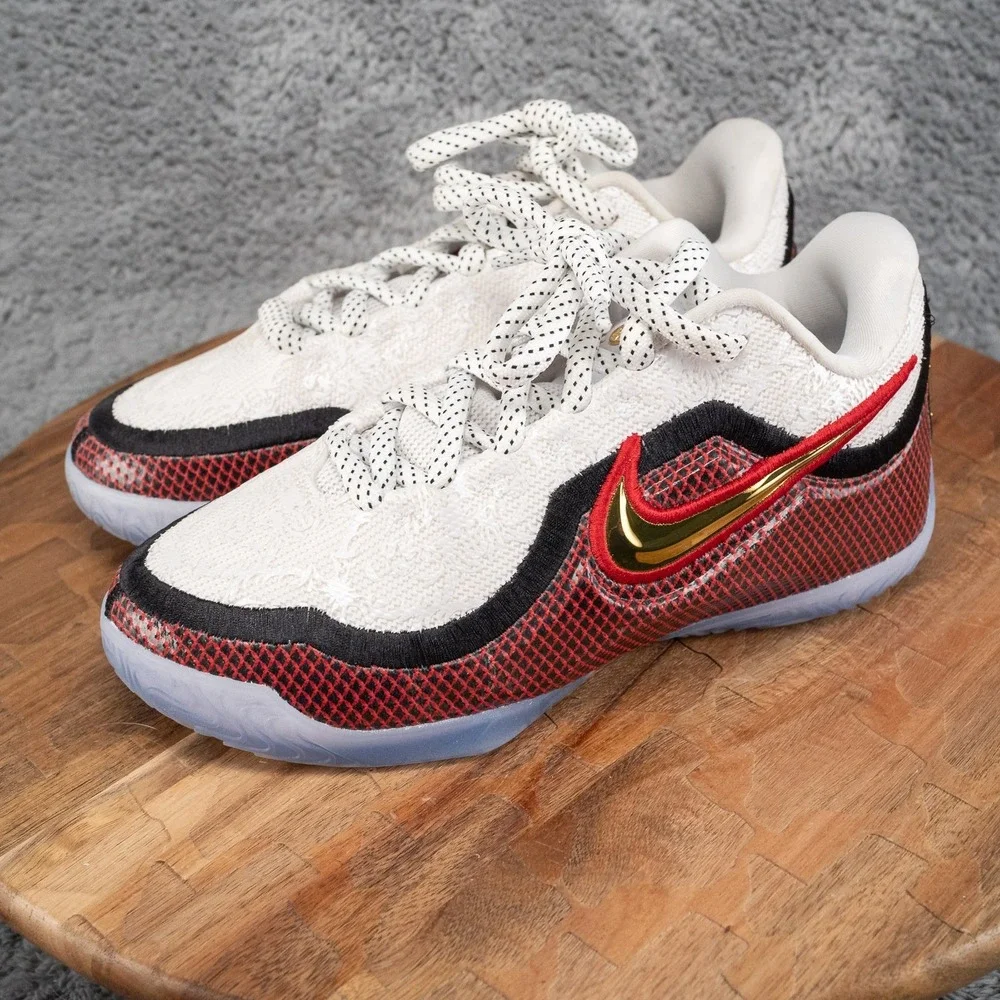 Nike Lebron XXIII 1 (GS) White Metallic Gold (IQ6710 100) Size 3Y